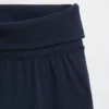 Leggings a gamba larga con orlo ripiegato per bambini