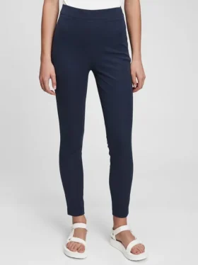 Leggings a vita alta in tessuto bi-stretch