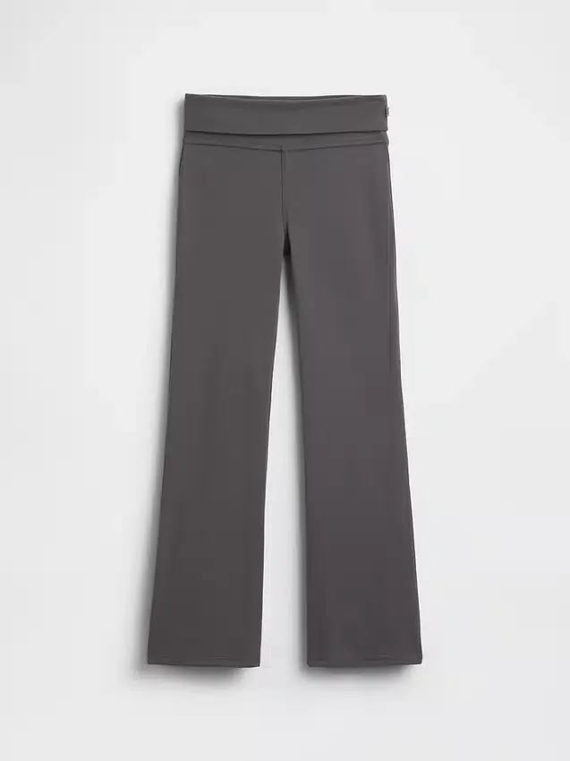 Leggings a zampa d’elefante con orlo ripiegato per bambini