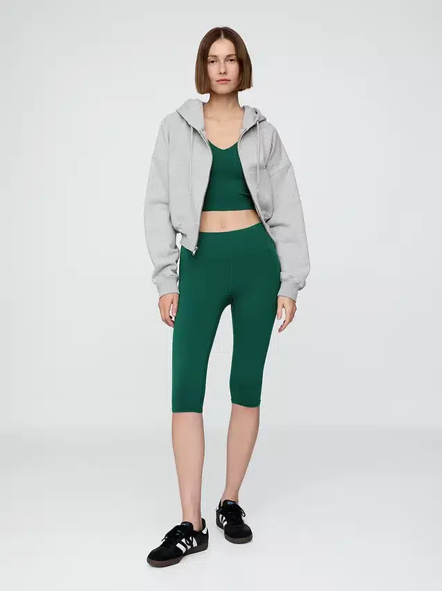 Leggings corti a vita alta GapFit Smooth