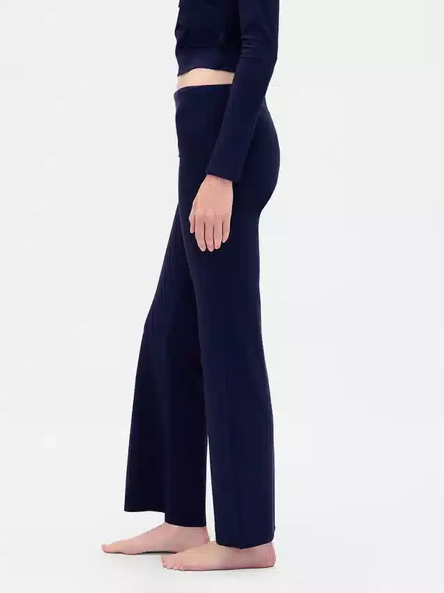 Leggings da pigiama moderni con orlo ripiegato