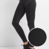 Leggings GapFit a vita alta con strisce testurizzate in tessuto Sculpt Compression