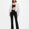 Leggings GapFit Smooth con vita ripiegabile e gamba leggermente svasata