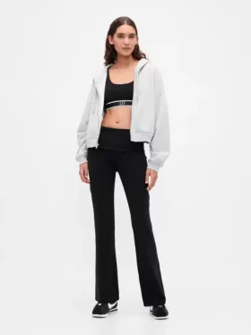 Leggings GapFit Smooth con vita ripiegabile e gamba leggermente svasata