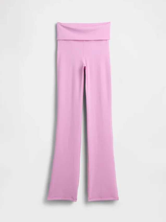 Leggings GapFit Smooth con vita ripiegabile e gamba leggermente svasata