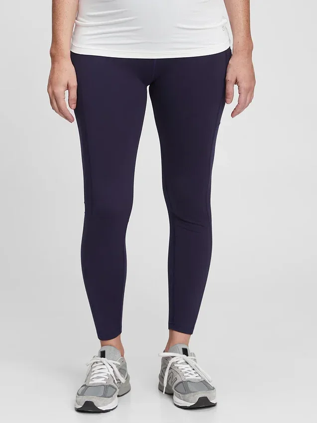 Leggings premaman a tutta lunghezza con pannello intero
