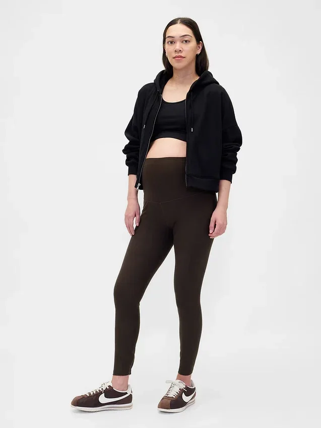 Leggings premaman per tutti i giorni con pannello intero