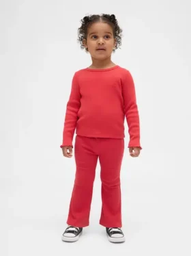 Leggings svasati a costine abbinabili per Neonato & Bebè