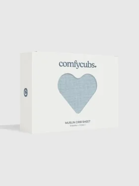 Lenzuolo con angoli in mussola di cotone Comfy Cubs