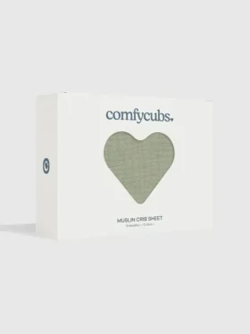 Lenzuolo con angoli in mussola di cotone Comfy Cubs