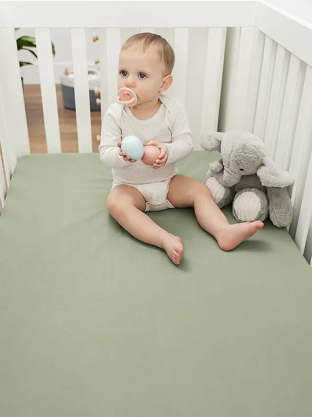 Lenzuolo con angoli in mussola di cotone Comfy Cubs