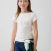 Maglietta aderente a maniche corte per bambini