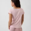 Maglietta aderente a maniche corte per bambini