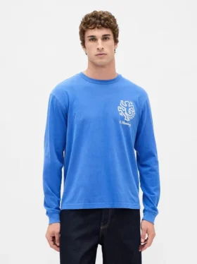 Maglietta ampia con grafica Keith Haring