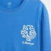 Maglietta ampia con grafica Keith Haring