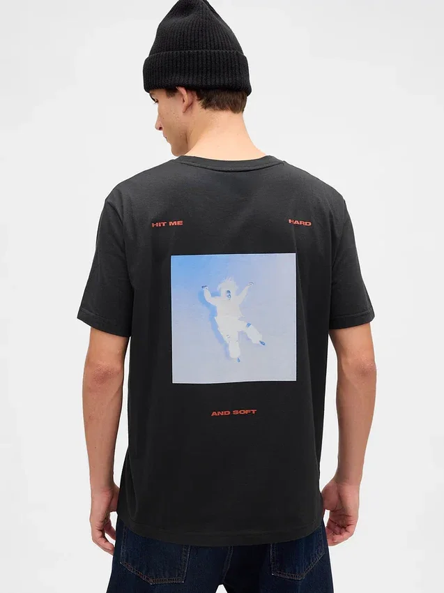 Maglietta con grafica Billie Eilish