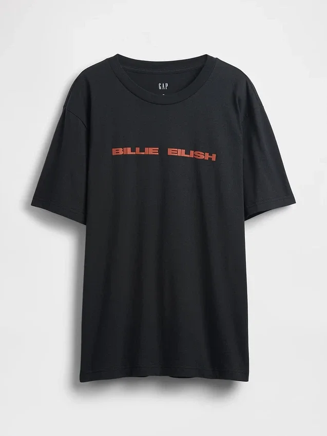 Maglietta con grafica Billie Eilish