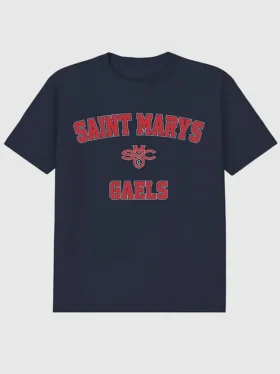 Maglietta con grafica classica del campus del Saint Mary’s College of California