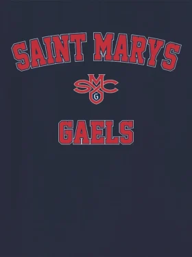 Maglietta con grafica classica del campus del Saint Mary’s College of California
