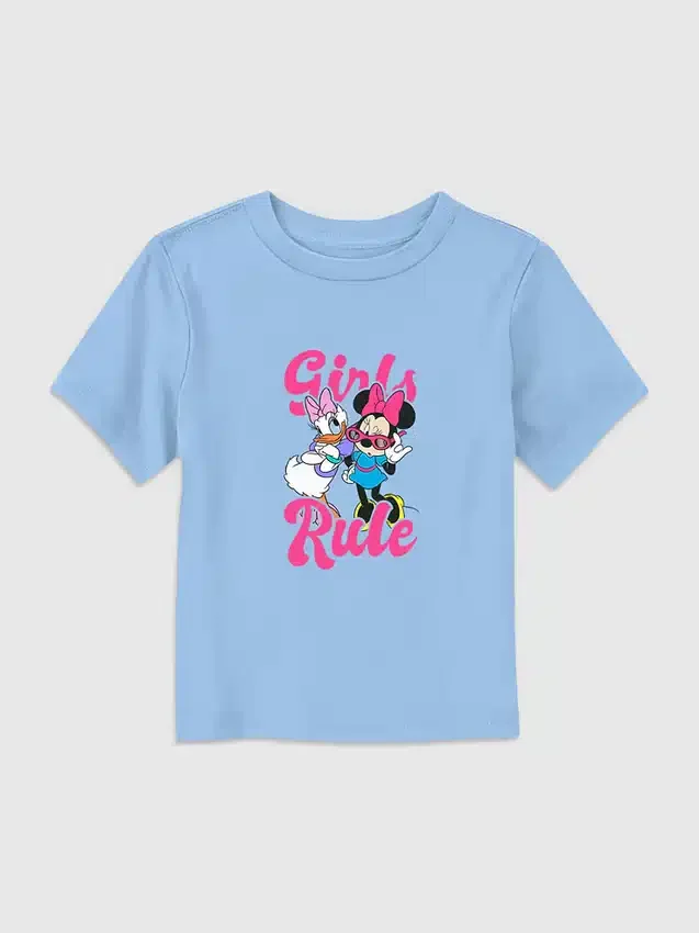 Maglietta con grafica “Girls Rule” di Topolino e amici per bambine