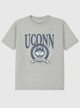 Maglietta con grafica Laurel Crest dell’UConn