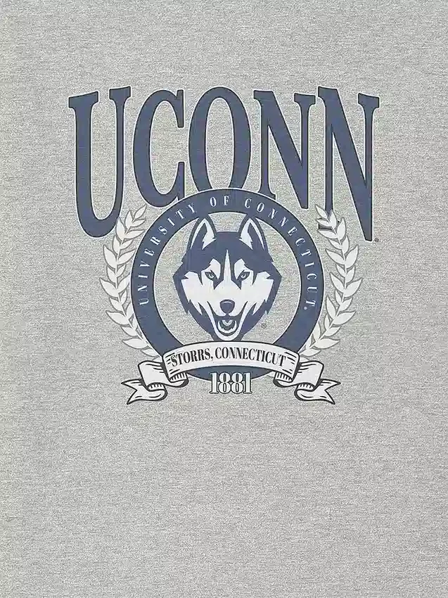 Maglietta con grafica Laurel Crest dell’UConn