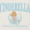 Maglietta con stampa "Cinderella Collegiate" per bambini piccoli