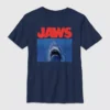 Maglietta con stampa dello squalo di Jaws per bambini