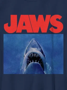 Maglietta con stampa dello squalo di Jaws per bambini