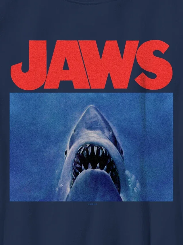 Maglietta con stampa dello squalo di Jaws per bambini
