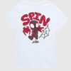 Maglietta con stampa grafica a maniche corte "Marvel Spin Doodle" in pantaloncini per bambini piccoli