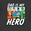 Maglietta con stampa "Justice League Hero Dad" della DC Comics per bambini piccoli