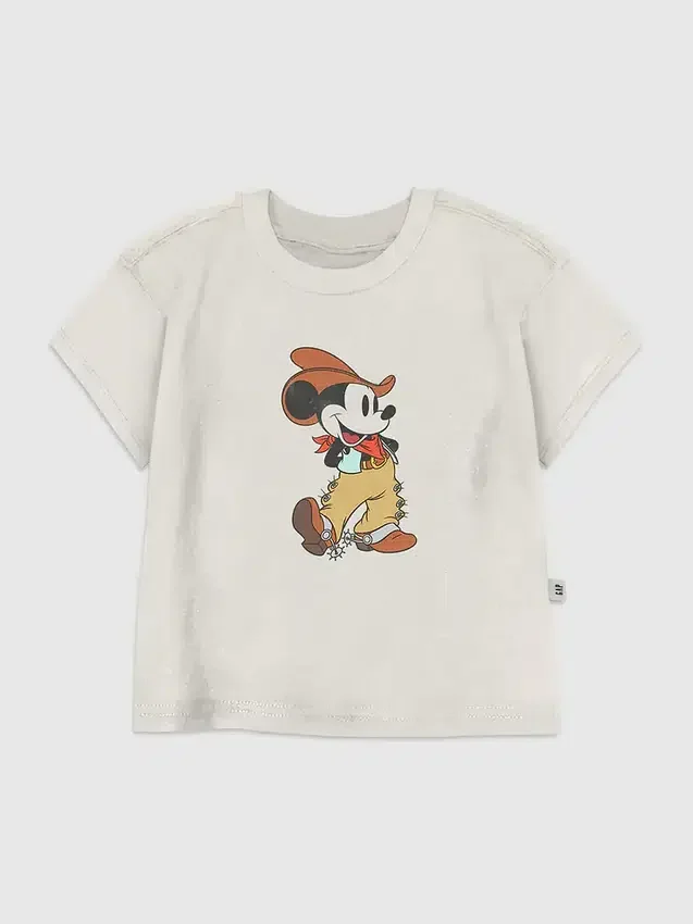 Maglietta con stampa "Mickey Mouse Cowboy" per bambini