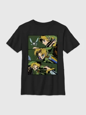 Maglietta con stampa per bambini Nintendo Legend of Zelda Link
