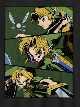Maglietta con stampa per bambini Nintendo Legend of Zelda Link
