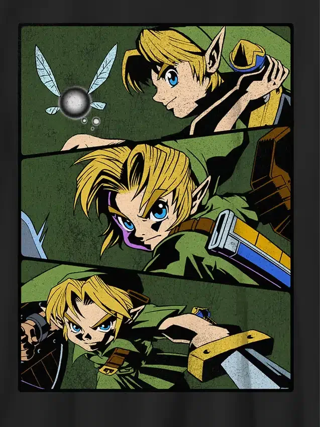 Maglietta con stampa per bambini Nintendo Legend of Zelda Link