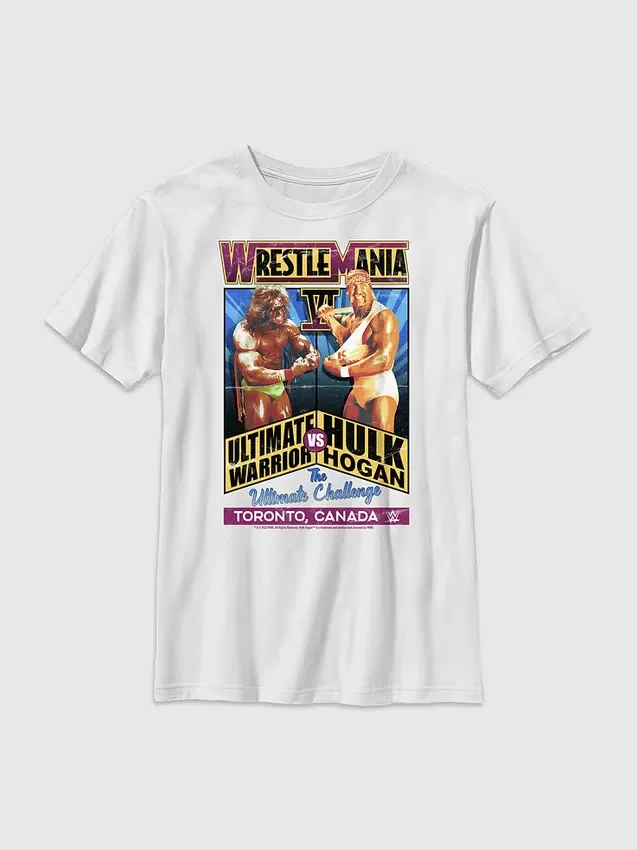 Maglietta con stampa per bambini "WWE Ultimate Warrior"
