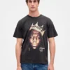 Maglietta con stampa The Notorious B.I.G., vestibilità comoda