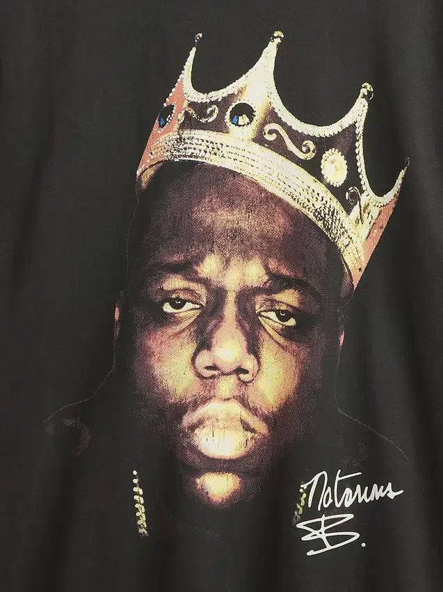 Maglietta con stampa The Notorious B.I.G., vestibilità comoda