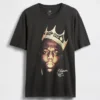 Maglietta con stampa The Notorious B.I.G., vestibilità comoda