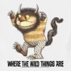Maglietta con stampa "Where the Wild Things Are" per bambini