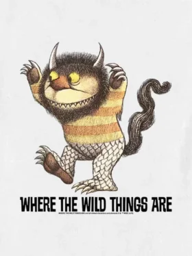 Maglietta con stampa “Where the Wild Things Are” per bambini