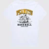 Maglietta da baseball a maniche corte Peanuts per bambini in pantaloncini