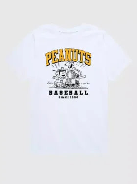Maglietta da baseball a maniche corte Peanuts per bambini in pantaloncini