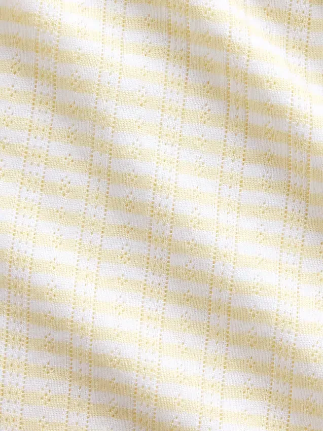 Maglietta da pigiama in maglia pointelle