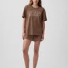 Maglietta da pigiama oversize con logo Nap