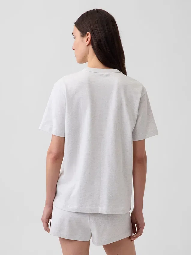 Maglietta da pigiama oversize con logo Nap