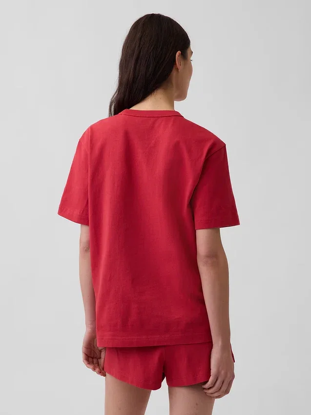 Maglietta da pigiama oversize con logo Nap