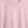 Maglietta da pigiama oversize con logo Nap