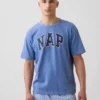 Maglietta da pigiama oversize con logo Nap